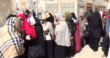 فيديو.. أهالى شمال سيناء يقبلون على التصويت بالانتخابات الرئاسية