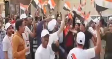 مسيرات شبابية بسوهاج لحث المواطنين على المشاركة فى الانتخابات