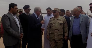 صور.. محافظ جنوب سيناء ونائب الجيش الثالث الميدانى يتفقدان لجان الطور