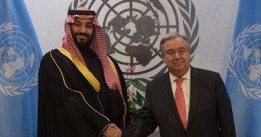 صور.. الأمير محمد بن سلمان يبحث عدة قضايا مع الأمين العام للأمم المتحدة