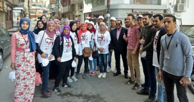 مسيرات لـ"كلنا معاك من أجل مصر" لحث المواطنين على المشاركة بالدقهلية