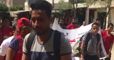 فيديو..ذوو الاحتياجات الخاصة ينظمون مسيرة نحو اللجان الانتخابية بالسلام