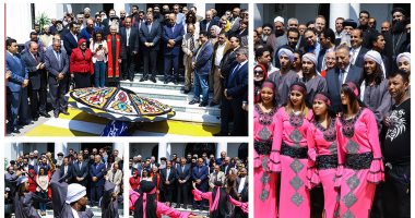 محافظة الجيزة تحتفل بعيدها القومى.. والمحافظ يستقبل المهنئين 