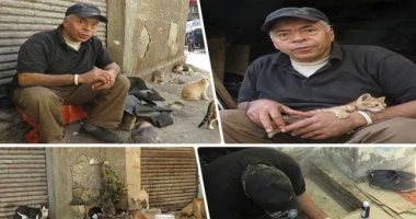 فيديو.. خادم مسجد يقيم عزاء لكلب شارع ويكرس حياته لخدمة الحيوانات