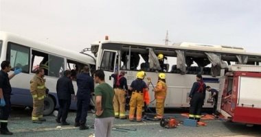 5 عمال مصريين بين ضحايا حادث تصادم أتوبيسين فى الكويت