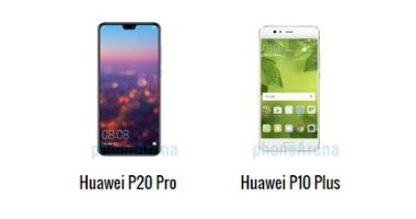 إيه الفرق.. أبرز الاختلافات بين هاتفى هواوى P20 Pro و Huawei P10 Plus