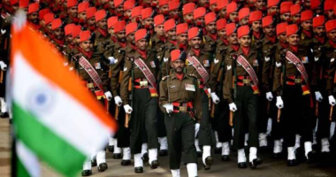 استعراضات عسكرية فى احتفالات الهند بعيد الجمهورية بحضور الرئيس السيسى