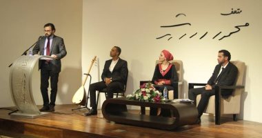 وزير الثقافة الفلسطينى يشهد إطلاق "رماد ساخن" فى متحف محمود درويش.. صور