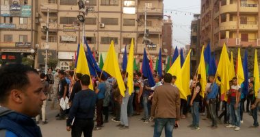 صور.. بدء الاحتفالات بفوز الرئيس السيسي بفترة رئاسية جديدة بزفتى 