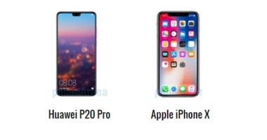 إيه الفرق.. أبرز الاختلافات بين هاتفى هواوى P20 Pro وأيفون X