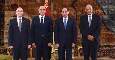 الرئيس السيسي يستقبل رئيس البرلمان المغربى ويشيد بعمق العلاقات بين البلدين