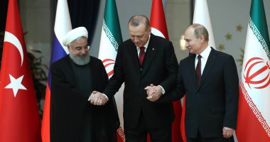 صور.. بدء القمة بين أردوغان وبوتين وروحانى حول سوريا فى أنقرة