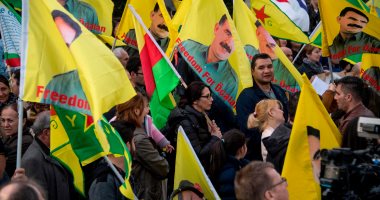 صور.. مئات الأكراد يتظاهرون فى فيينا ضد سياسة أردوغان القمعية