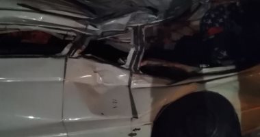 مصرع مواطن وإصابة 2 في حادث تصادم سيارة ملاكى بطوخ