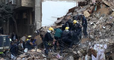 فيديو.. إصابة 4 مواطنين إثر انهيار عقار مكون من 7 طوابق بمنطقة إمبابة