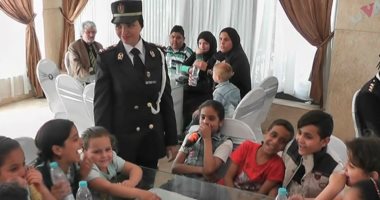 أمن القاهرة تحتفل بيوم اليتيم مع أطفال دور رعاية الأيتام بنادى ضباط أمن القاهرة بالمنيل