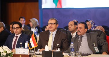 صور.. وزير العمل المغربى: تقرير منظمة العمل العربية ناقش التحديات الاقتصادية
