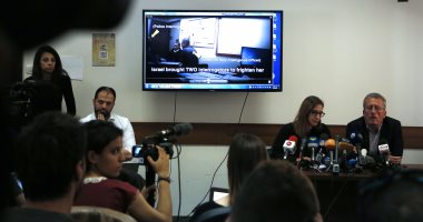 صور.. أسرة عهد التميمى تنظم مؤتمراً صحفيا لعرض انتهاكات الاحتلال أثناء التحقيق