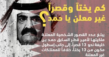 تعرف.. كم يمتلك حاكم قطر السابق من اليخوت والقصور فى الخفاء؟
