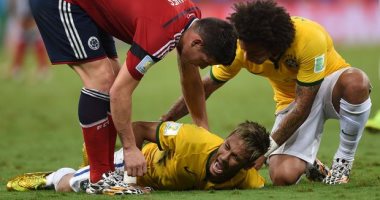 حكايات كأس العالم.. إصابة نيمار التى قتلت كبرياء البرازيل أمام ألمانيا