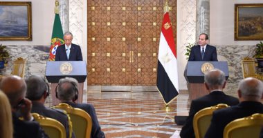 الرئيس السيسي: علاقة مصر بالبرتغال نموذج للاعتزاز والتقدير (صور)