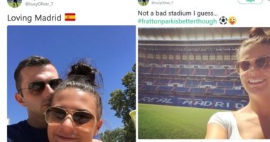 صور.. هل تنتمى زوجة حكم مباراة ريال مدريد ويوفنتوس للنادى الملكى ؟