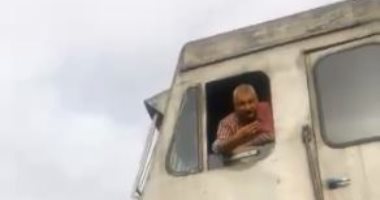 قارئ يشارك بفيديو ارتباك حركة القطارات بسبب تعطل قطار بضائع فى العياط