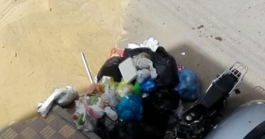 شكوى من انتشار القمامة فى منطقة سانت فاتيما بمصر الجديدة