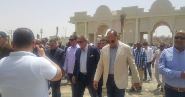 صور.. وزير الشباب والرياضة يصل الإسماعيلية لتفقد مشروعات رياضية