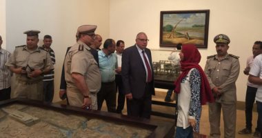 صور.. مدير أمن القليوبية يتفقد متحف الثورة بالقناطر الخيرية