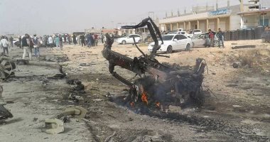 ننشر أول فيديو لمحاولة تفجير موكب رئيس أركان الجيش الليبى