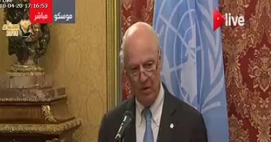 دى ميستورا: الأولوية للأمم المتحدة إحداث تسوية نهائية فى سوريا