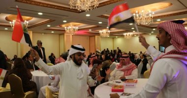  صور..اتحاد المصريين بالسعودية يقيم احتفالا بمناسبة فوز السيسى بالانتخابات
