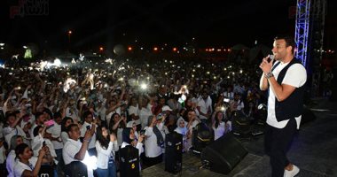 صور.. رامى صبرى والعسيلى يتألقان فى ختام حفل MSA   بحضور آلاف الطلاب