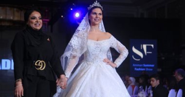 للعرائس فقط.. أديبة المحجوب تشعل أسبوع الموضة الأردنى  بمجموعة فساتين الزفاف