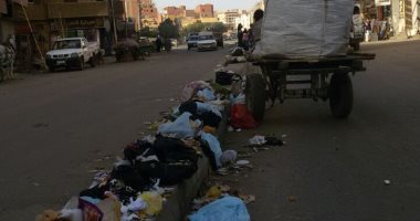 قارئ يشكو من تراكم القمامة بشارع شرق البندر بأسوان