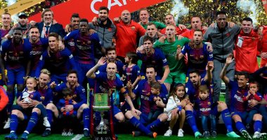 برشلونة اقترب من الاحتفاظ باللقب الخامس علي التوالي في كأس ملك اسبانيا