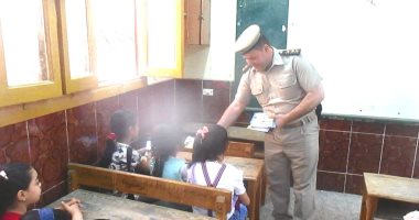 "أمن المنوفية" يجرى زيارة لمدرسة السلام الابتدائية فى شبين الكوم