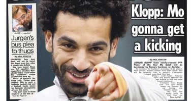 محمد صلاح يخطف الأضواء فى صحافة إنجلترا قبل مباراة ليفربول وروما اليوم