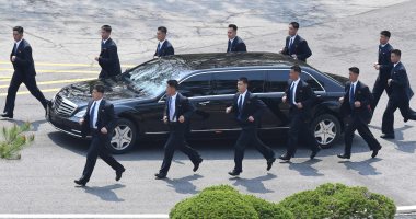 صور.. زعيم كوريا الشمالية يعود إلى بلاده بعد انتهاء أولى جلسات قمة الكوريتين