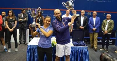 صور.. تسليم كؤوس بطولة الجونة للشوربجى والوليلى