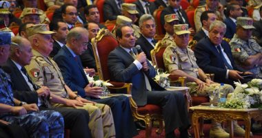 السيسي: المصريون لا يٌحملون أهالينا فى سيناء مسئولية الإرهاب وأهل الشر - صور