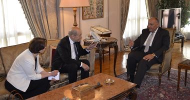 وزير خارجية فرنسا يؤكد أهمية توحيد المؤسسة العسكرية الليبية  صور