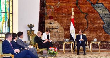 وزير خارجية فرنسا ينقل تحيات ماكرون للسيسى.. ويؤكد: مصر أهم شركاء المنطقة 