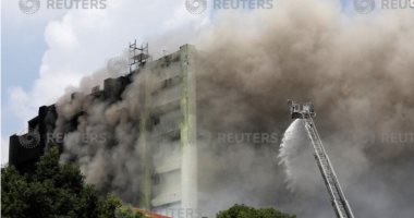 صور.. مصرع 7 أشخاص فى حريق مصنع بشمال تايوان
