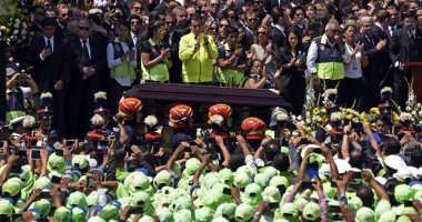 صور.. تشييع جثمان رئيس جواتيمالا السابق فى جنازة عسكرية وشعبية