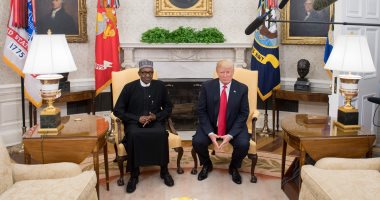 صور.. ترامب يستقبل بخارى فى البيت الأبيض لبحث قضايا الإرهاب فى نيجيريا