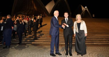 ماكرون يصل استراليا فى زيارة رسمية لتعزيز التعاون العسكرى بين البلدين - صور