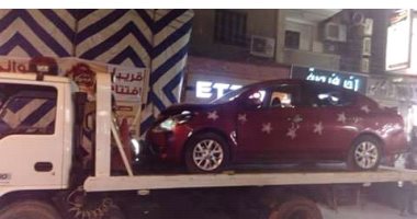 شاب يصدم شخصين أثناء استعراضه بالسيارة فى حفل زفاف بالمنوفية