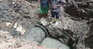 "مياه القناة": إصلاح الخط الرئيسى لمحطة مياه القنطرة غرب بالإسماعيلية